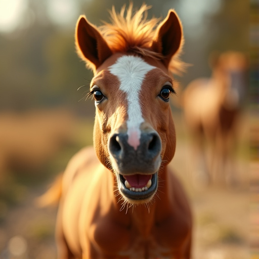 A Horse’s Playful Smile: A Moment of Connection