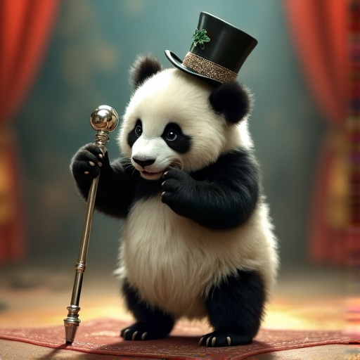 Panda Power: Get Ready for a Whimsical Performance!