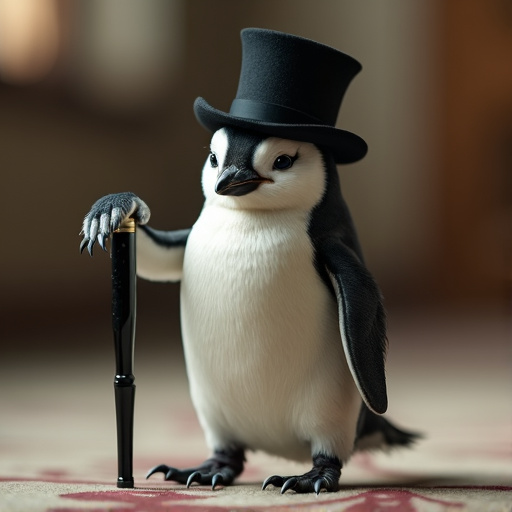 A Penguin’s Unexpectedly Elegant Style