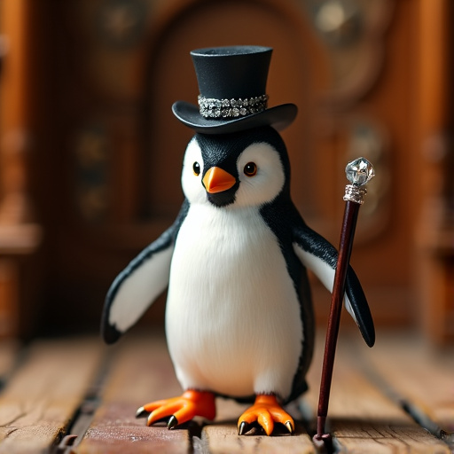 A Penguin’s Gentlemanly Charm