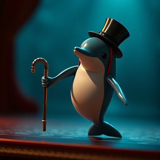 Dapper Dolphin: A Whimsical Tale of Playful Sophistication