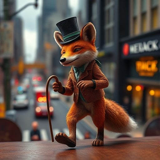 A Dapper Fox Takes on the City