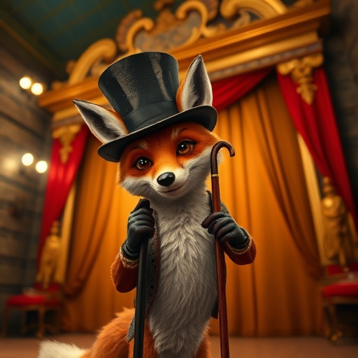 A Dapper Fox Takes the Stage