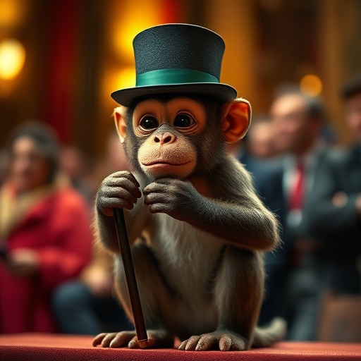 A Dapper Monkey with a Curious Gaze