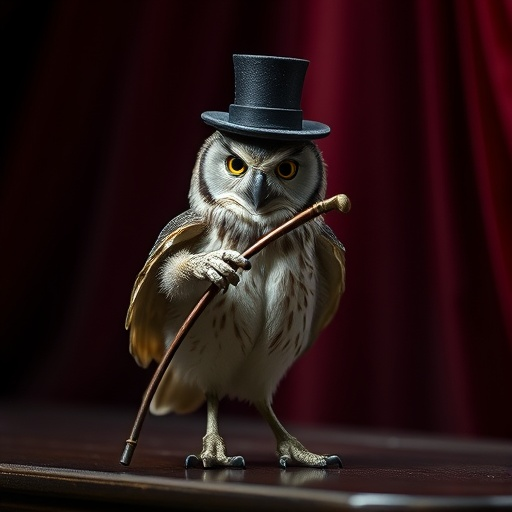 Dapper Owl Steals the Show with a Whimsical Twist