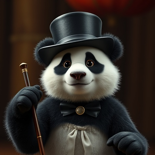 A Dapper Panda Steps into the Spotlight