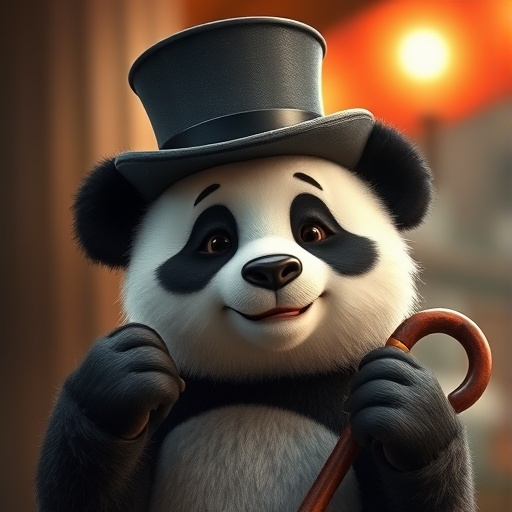 Top Hat Panda: A Whimsical Delight