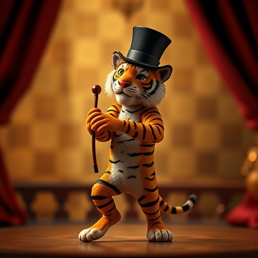 Top Hat Tiger Takes the Stage