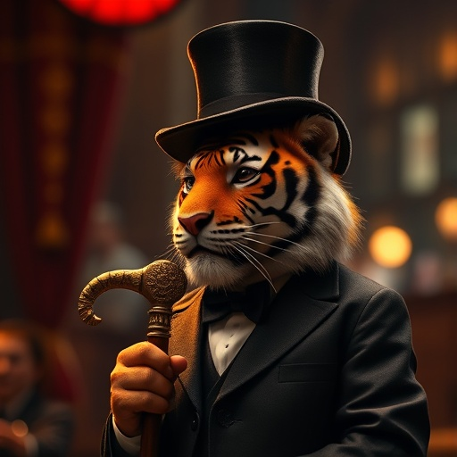 The Dapper Tiger: A Whimsical Mystery Unfolds