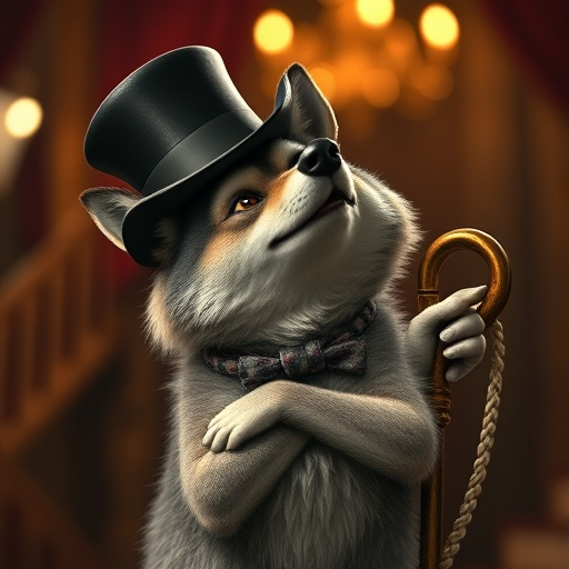 A Wolf in Fine Attire: Playful Sophistication