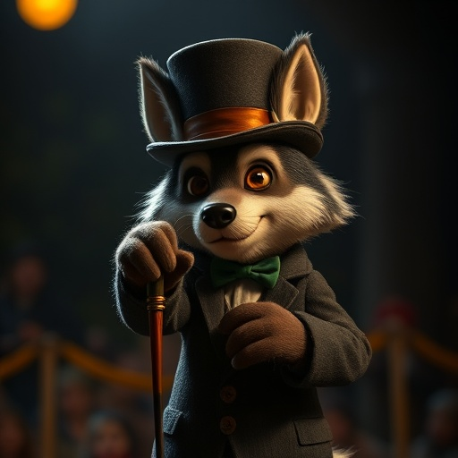 A Wolf in a Suit: Mystery and Charm in the Shadows