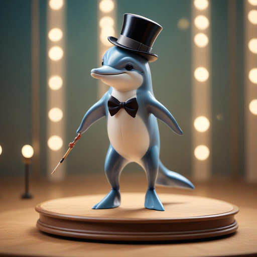 Dapper Dolphin Ready for the Spotlight