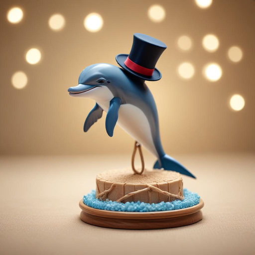 A Dolphin’s Dapper Day: Playful Charm Meets Unexpected Style