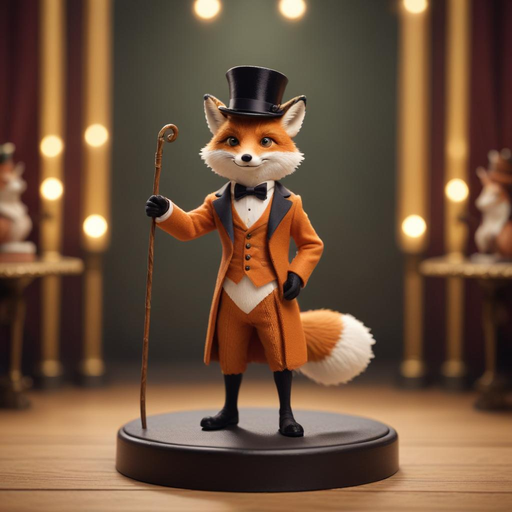 A Dapper Fox Takes the Stage