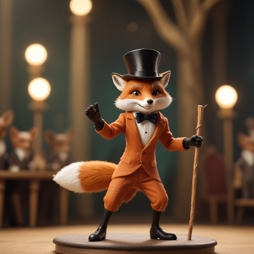 A Dapper Fox Takes the Stage