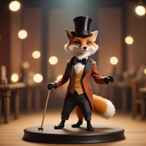 A Dapper Fox Takes the Stage