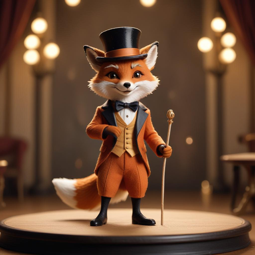 A Dapper Fox Takes the Stage