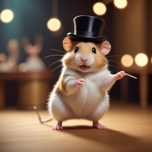 Tiny Gentleman with a Big Dream: Hamster’s Matchstick Moment