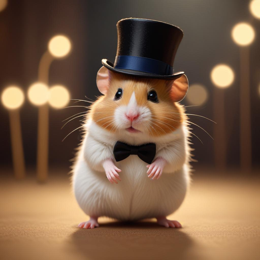 Tiny Gentleman: Hamster in a Top Hat Steals the Show