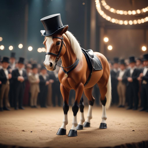 A Horse Takes Center Stage in a Whimsical Spectacle