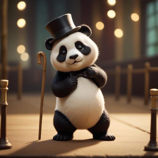 A Dapper Panda in the Spotlight