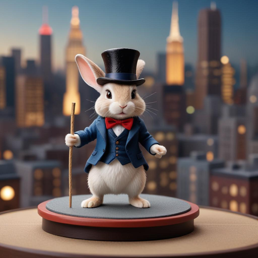 A Dapper Rabbit Takes the Stage