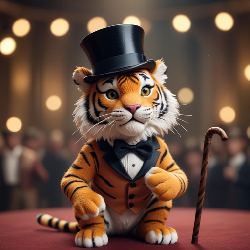 The Dapper Tiger Takes the Stage