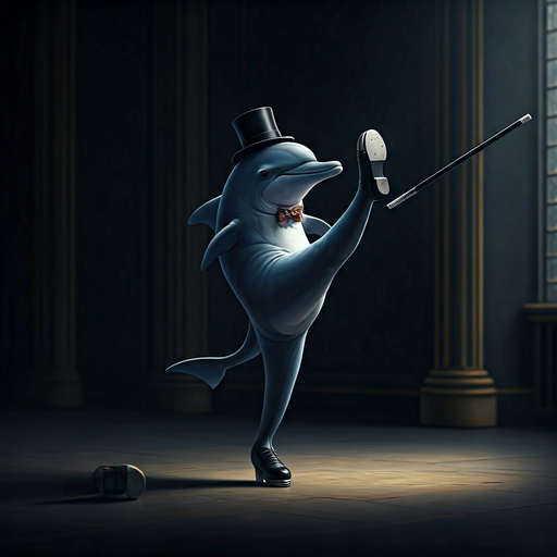 Dolphin Tap Dancer Steals the Show with Whimsical Charm