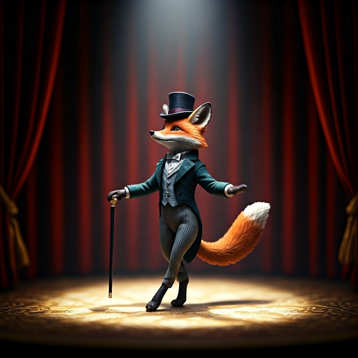 A Dapper Fox Takes the Stage