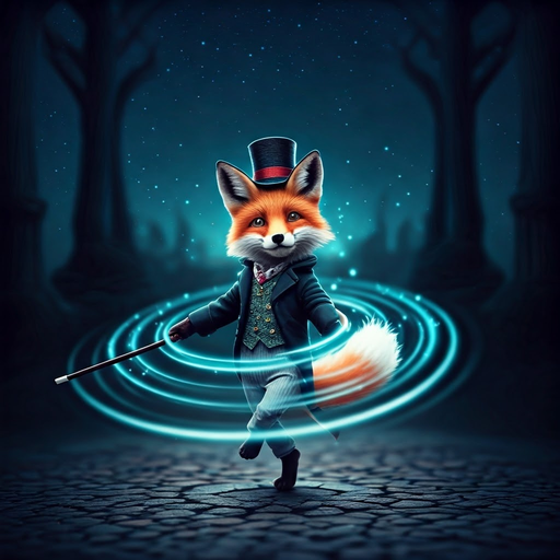 A Magical Fox Conjures Wonder in the Forest