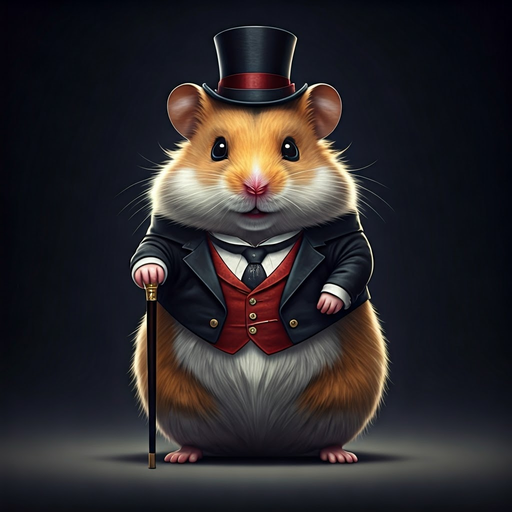 Tiny Gentleman: Hamster in a Top Hat Steals the Show