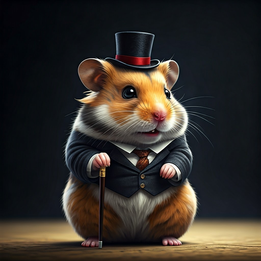 Tiny Gentleman: Hamster in a Suit Steals the Show