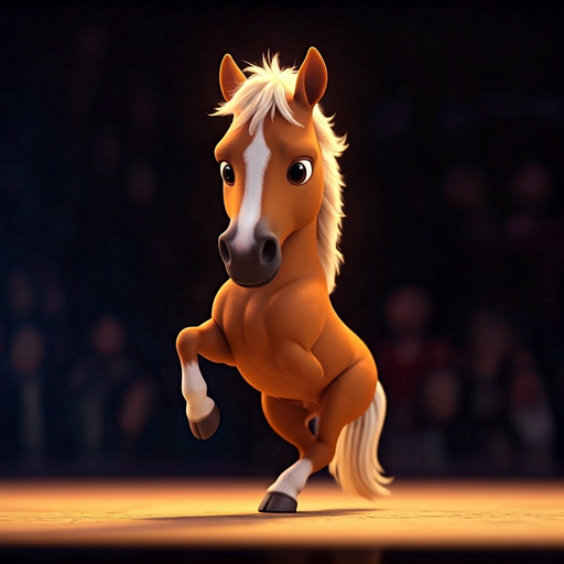 Playful Pony Takes Center Stage