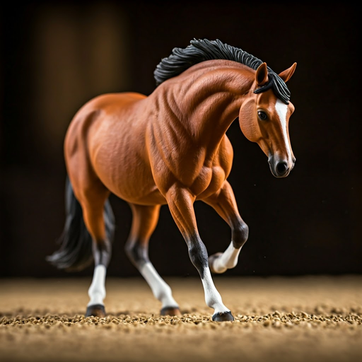 Rustic Elegance: A Horse in Motion