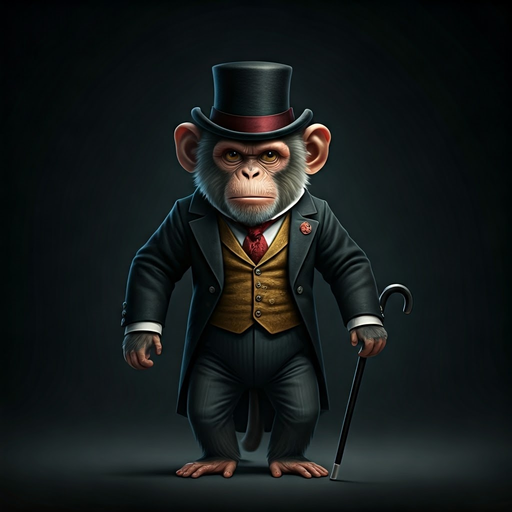 Chimp in a Suit: A Hilarious Take on Sophistication