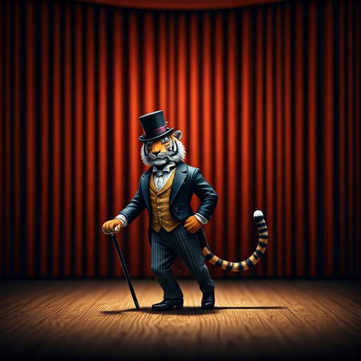 The Dapper Tiger Takes the Stage