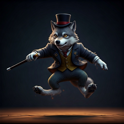 A Wolf in a Suit Takes Flight!