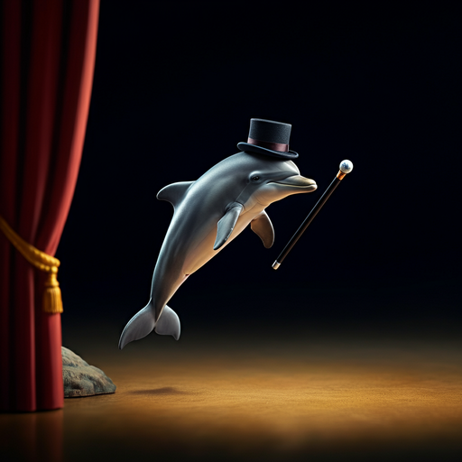 Dapper Dolphin Takes a Bow!