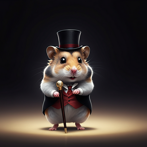 Tiny Tuxedo: Hamster Steals the Show with a Whimsical Performance