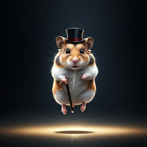 Top Hat Hamster Takes Center Stage