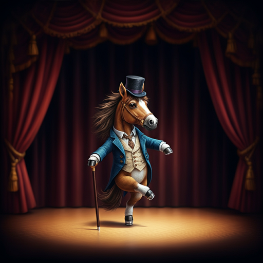 Horse in a Suit Steals the Show with Tap-Dancing Prowess