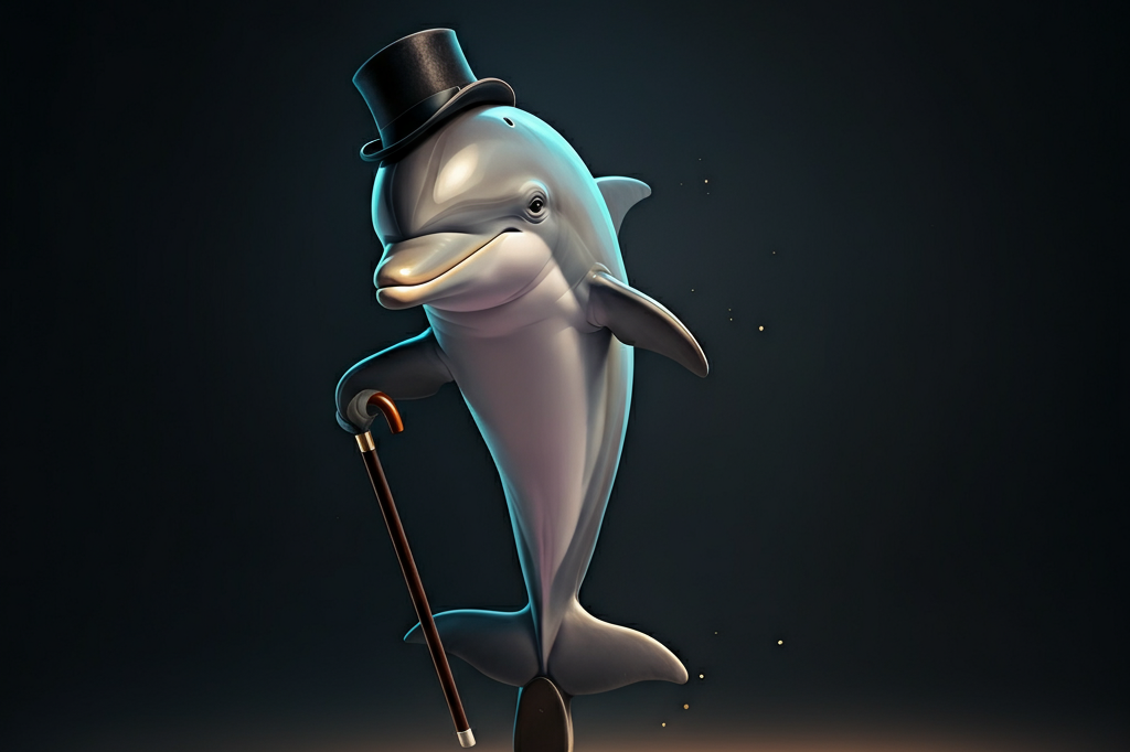 image from Tiny Characters: A Dolphin's Tap Dance Dream with Imagen-v3