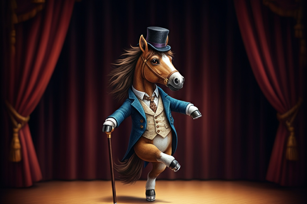 image from Tiny Horse, Big Dreams: A Look at the Tiny-Characters Trend with Imagen-v3