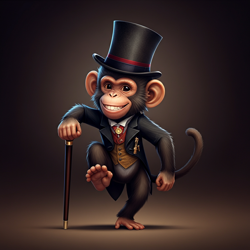 Chimp in a Suit: A Playful Twist on Sophistication