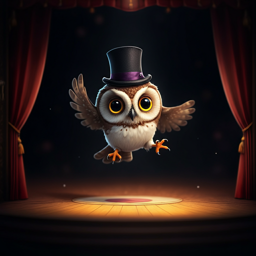 A Whimsical Owl Takes Center Stage