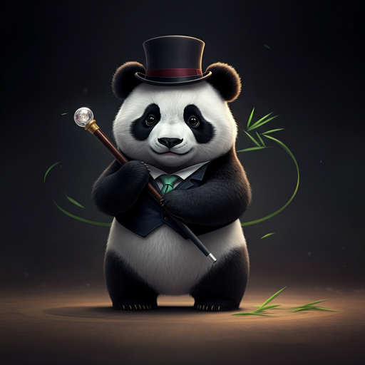 A Panda in Tuxedo Takes the Stage