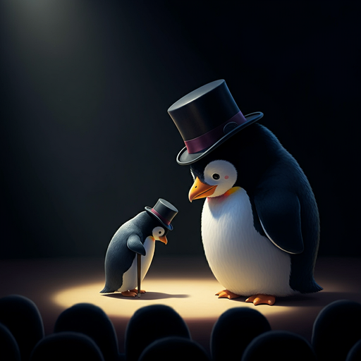 Top Hat Penguins Steal the Show!