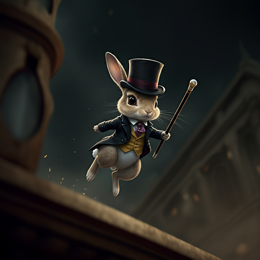 A Dapper Rabbit Takes a Leap of Faith