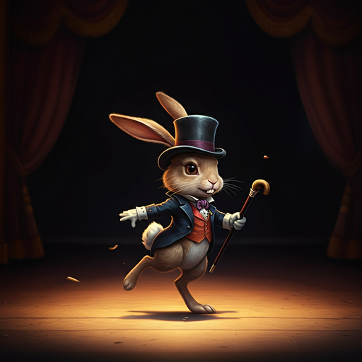 A Rabbit in a Top Hat Steals the Show!