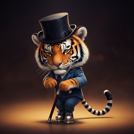 The Dapper Tiger Takes the Stage